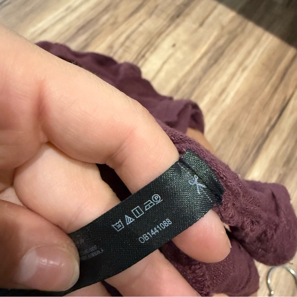 Free People One Of A Kind Mini Dress Solid Ruched Smocked - Picture 11 of 11